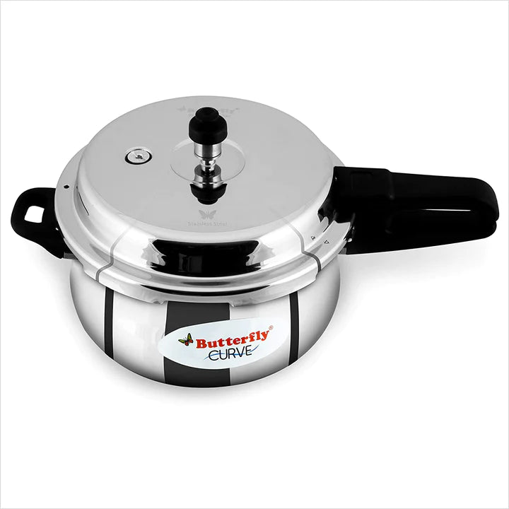 Butterfly Blue Line Curve Indian Pressure Cooker in Europe Butterfly Europe